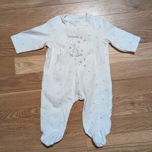 Little Me Snap Pajamas Newborn NWOT